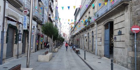Calle Emilia Pardo Bazán de Celanova