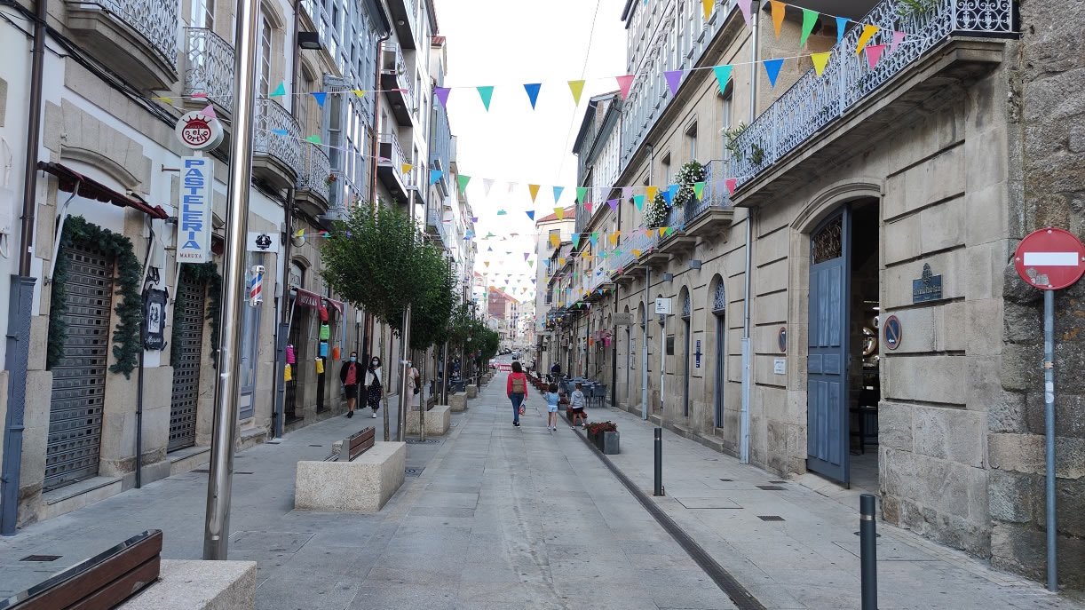 Calle Emilia Pardo Bazán de Celanova