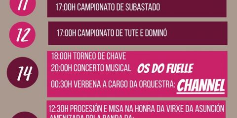 Cartel de las Festas de Montederramo