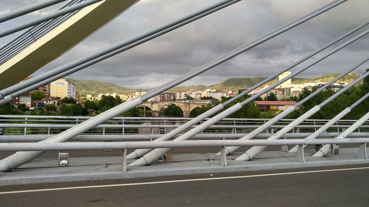 Ponte Romana vista desde la Ponte do Milenio