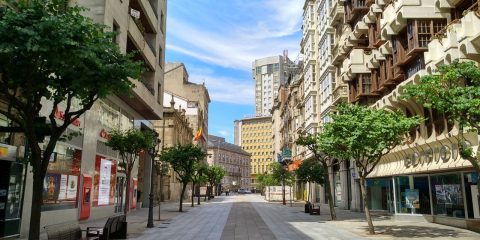 Rua do Paseo y Gobierno Civil