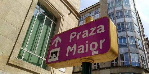 Señal de Praza Maior