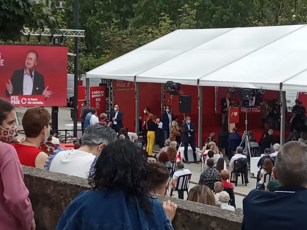 Mitin PSOE Ourense 2020