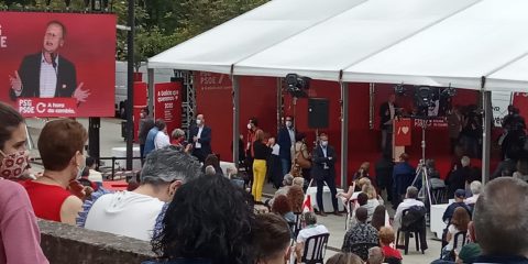 Mitin PSOE Ourense 2020