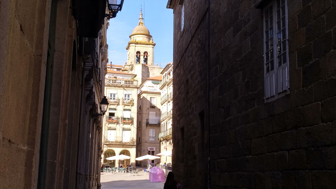 Plaza Mayor y Catedral de Ourense