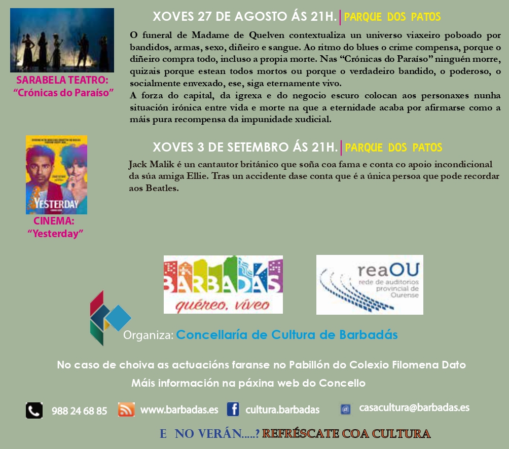 Programa verano cultural en A Valenzá