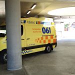 Ambulancia en el CHUO