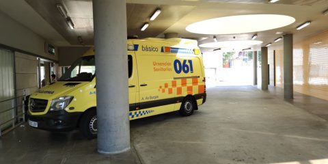 Ambulancia en el CHUO