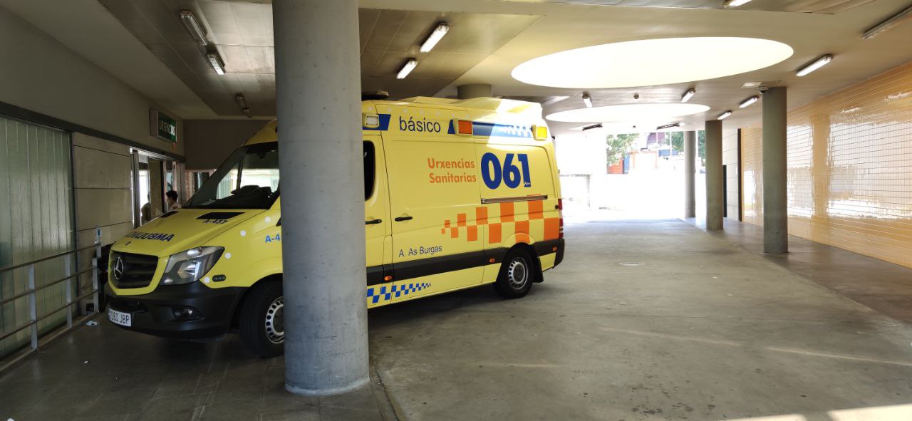 Ambulancia en el CHUO