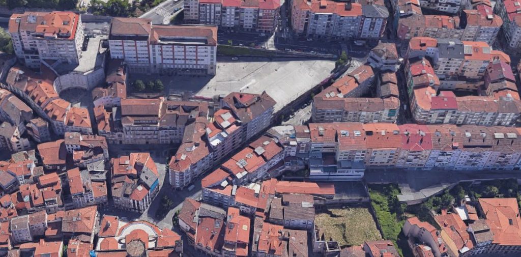 La calle Pena Corneira también contará con una rampa mecánica 1 Casco Antiguo de Ourense