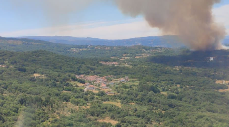 Incendio en A Merca