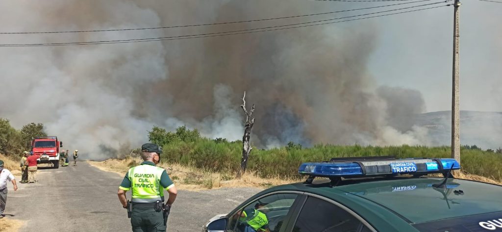 Incendio en Ourense
