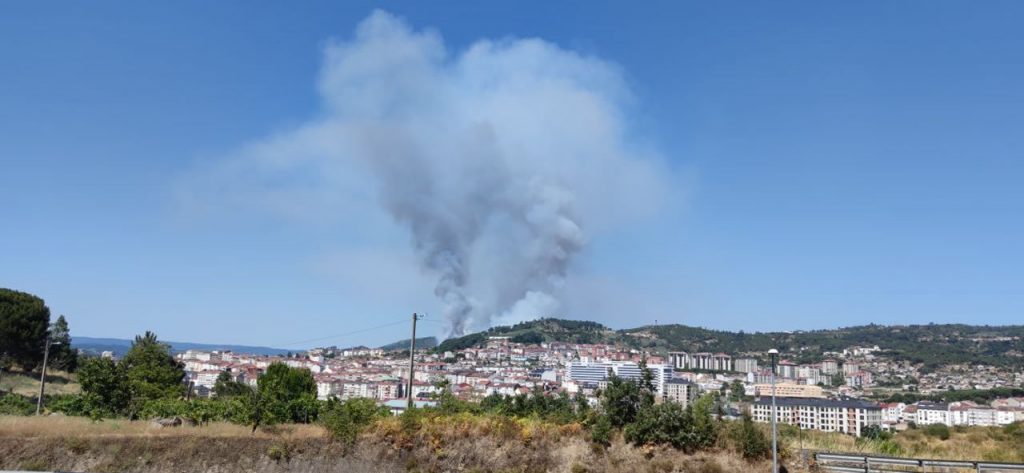 Incendio en Ourense