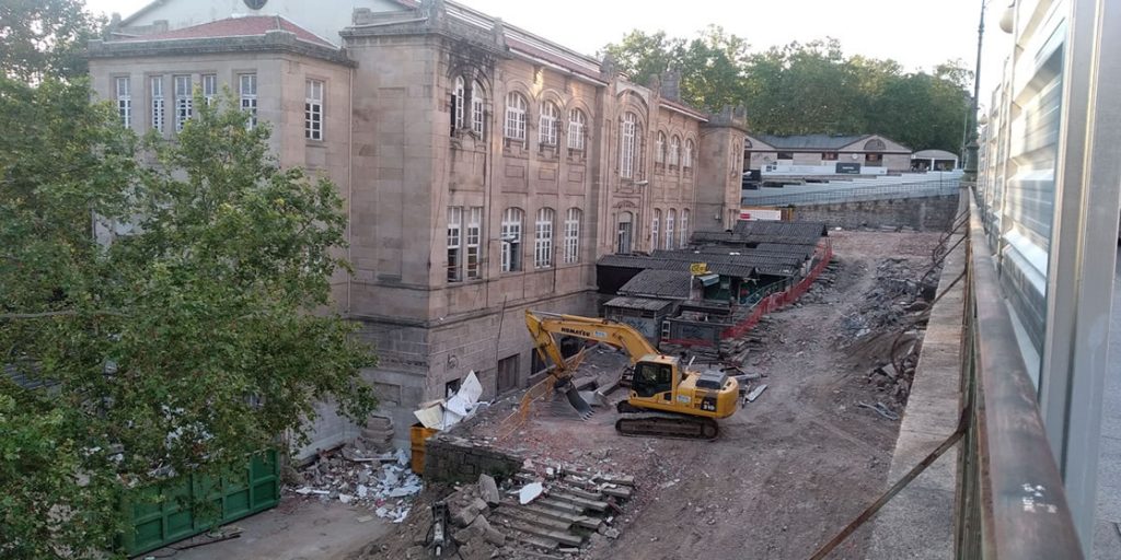 Obras en la Plaza de Abastos