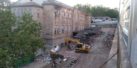 Obras en la Plaza de Abastos