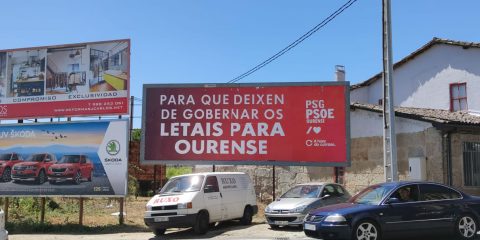 PSOE y su cartel Letais para Ourense