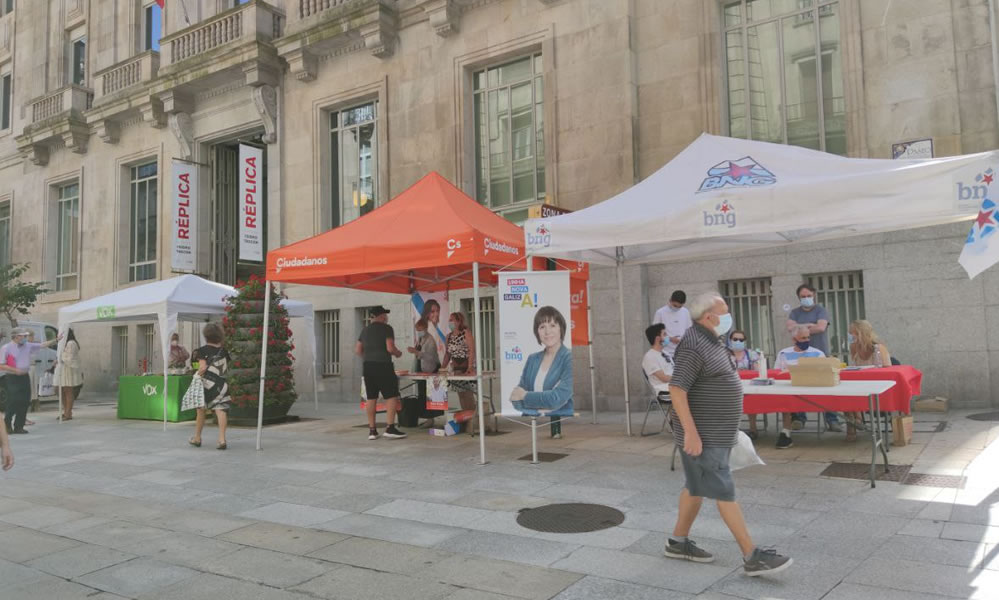 Partidos políticos en el Paseo