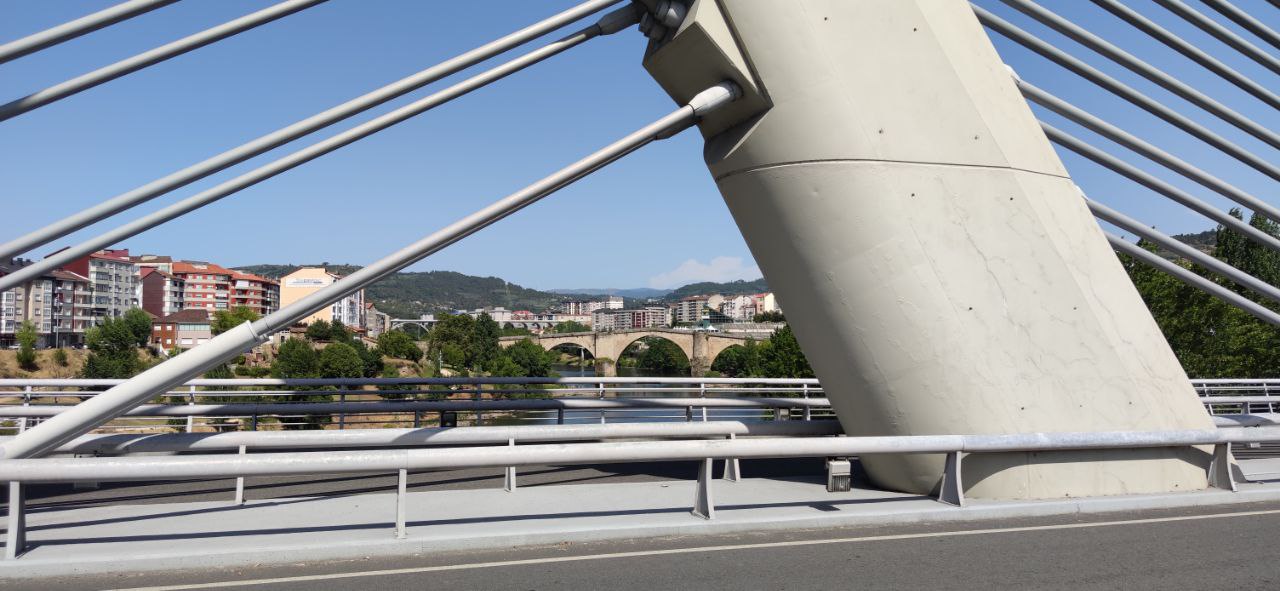 Puente Romano desde el Puente del Milenio