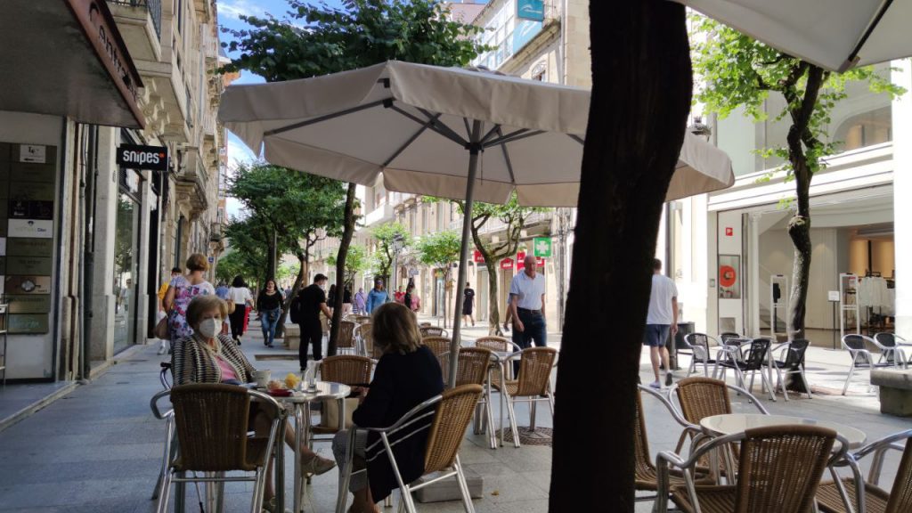 Terrazas en la calle del Paseo