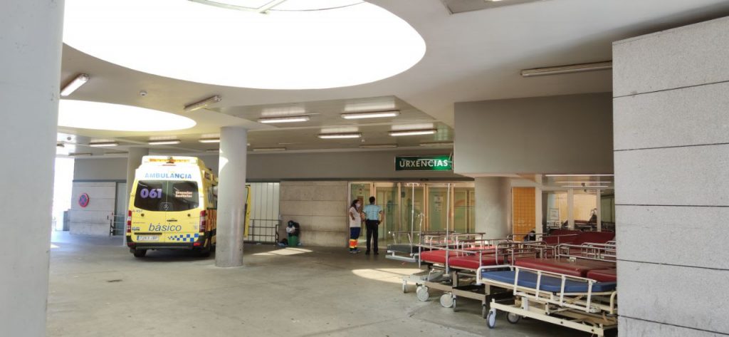 Urxencias Chuo y ambulancia
