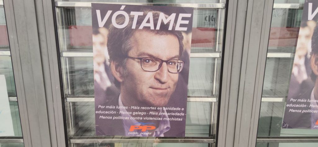 Los carteles de la Calle Concejo que sospechamos no van a gustar al PP ourensano 1 Vótame Feijóo