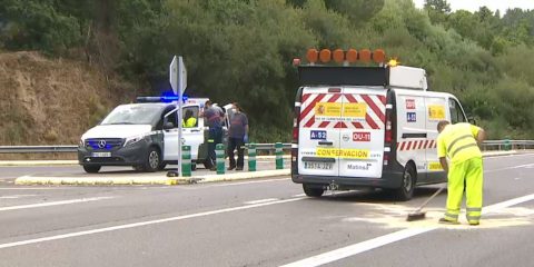 Accidente en Barbadás