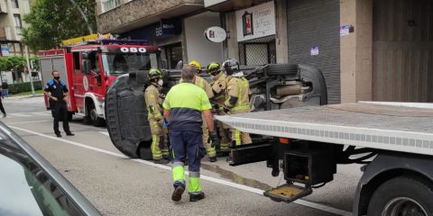 Accidente en la Avenida de Portugal