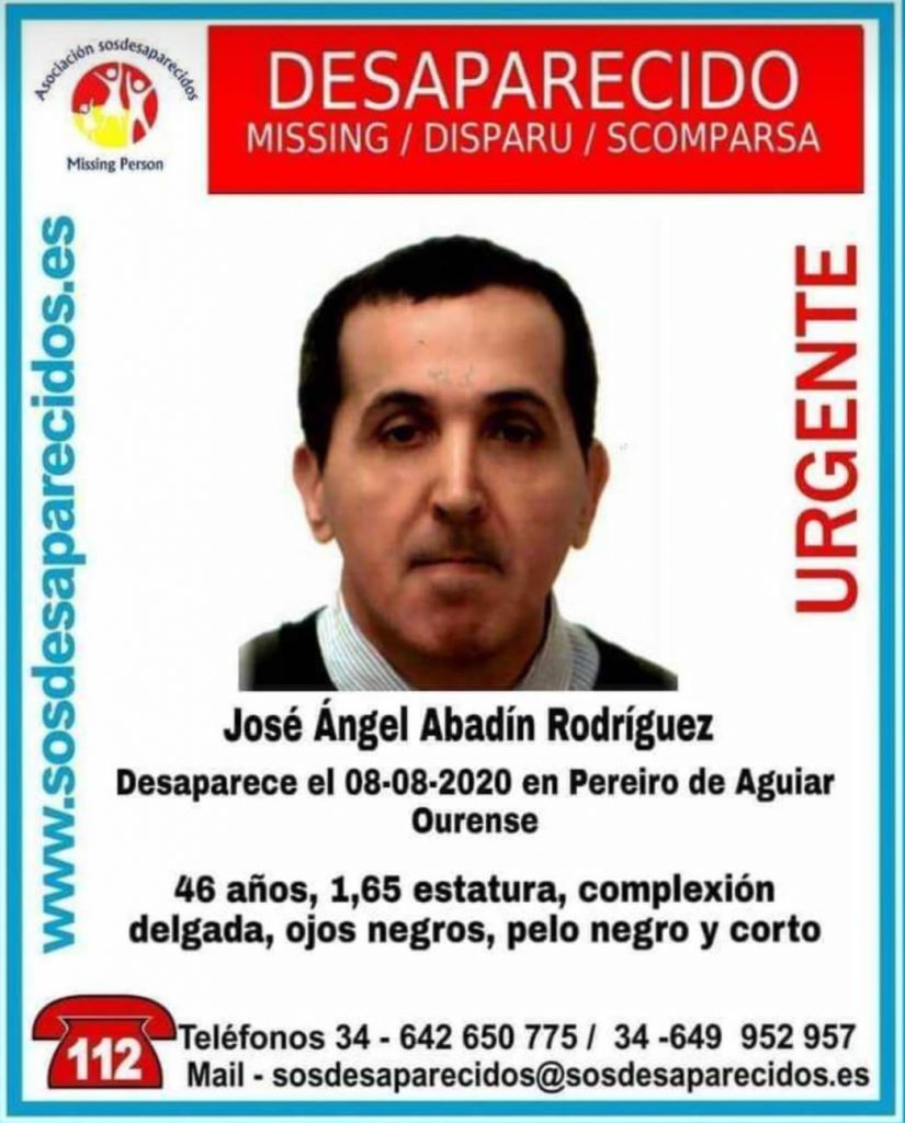 Desaparece un hombre que residía en la residencia Monterrei 1 José Ángel Abadín Rodriguez