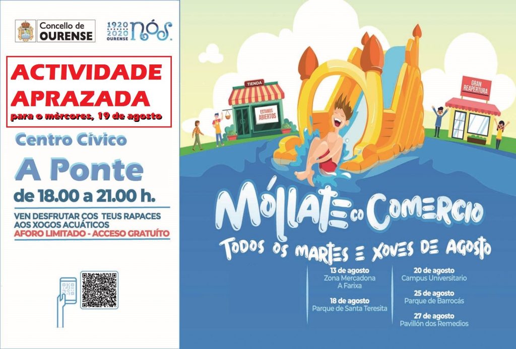 Los juegos acuáticos del barrio de A ponte se celebrarán el próximo miércoles 19 1 Juegos acuáticos en A Ponte
