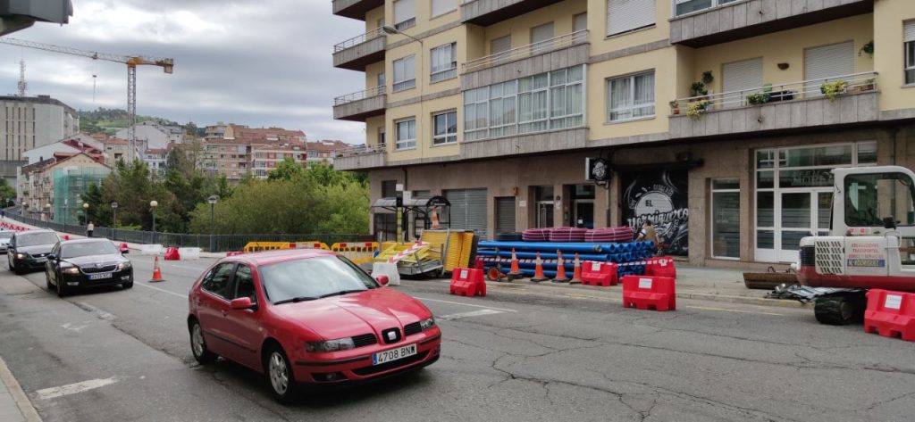 La reforma de Marcelo Macías desvía el tráfico de salida de Ourense por A Carballeira 1 Marcelo Macías en obras