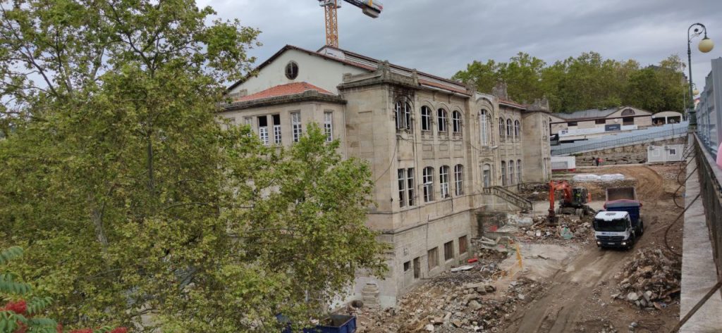 Obras en la Plaza de Abastos
