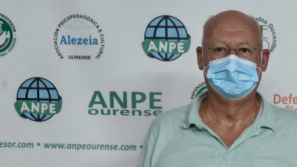 Conocemos de cerca el sentir de los docentes ourensanos, José Manuel Fernández, presidente provincial de ANPE S.I. nos recibe en la sede del sindicato 1 Presidente ANPE