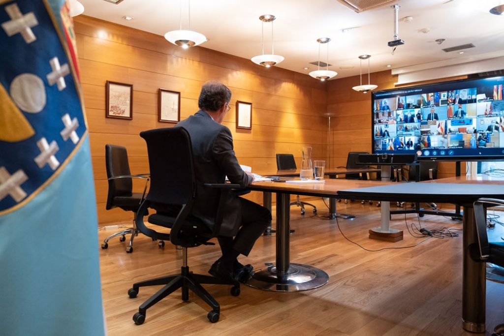 Feijóo ignora a Jácome en su comunicación con los principales alcaldes de Galicia 1 Feijóo en la Xunta