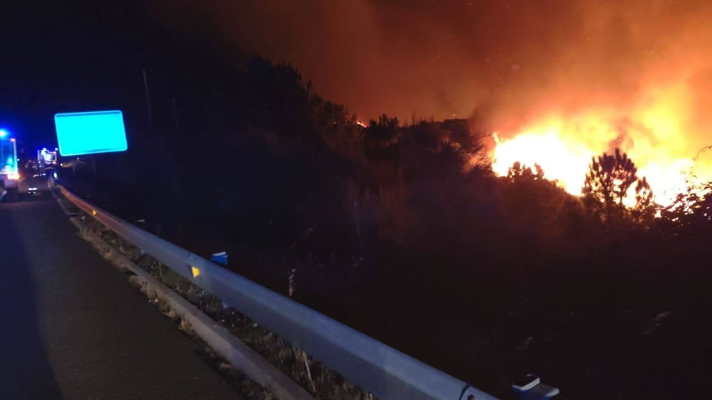 Incendio en Pentes