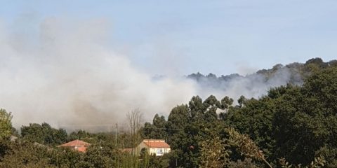 Incendio en Vilar de Santos