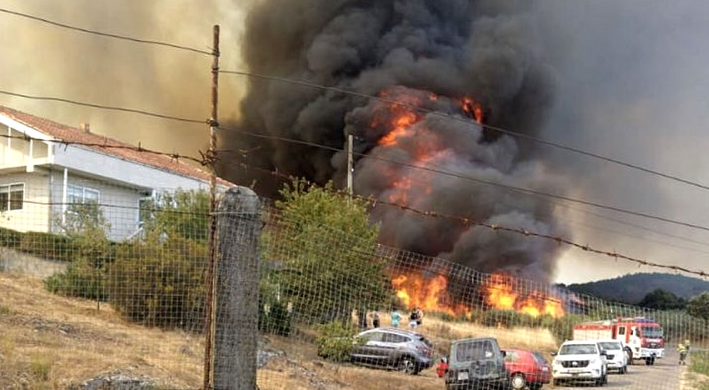 Incendios en Ourense