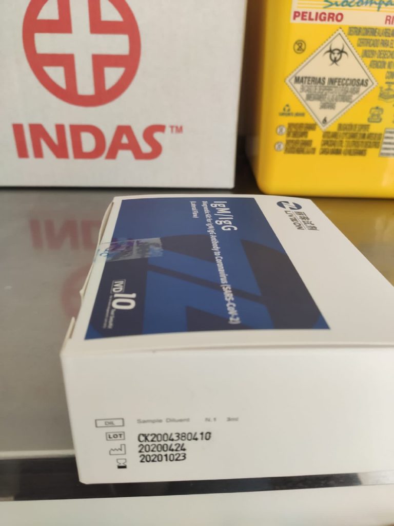 Los test de coronavirus enviados por la Xunta a las farmacias de Barbadás están a punto de caducar, así lo denuncia el alcalde 1 Test de coronavirus de la Xunta a punto de caducar