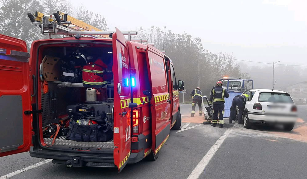 Accidente Ribadavia OU-504