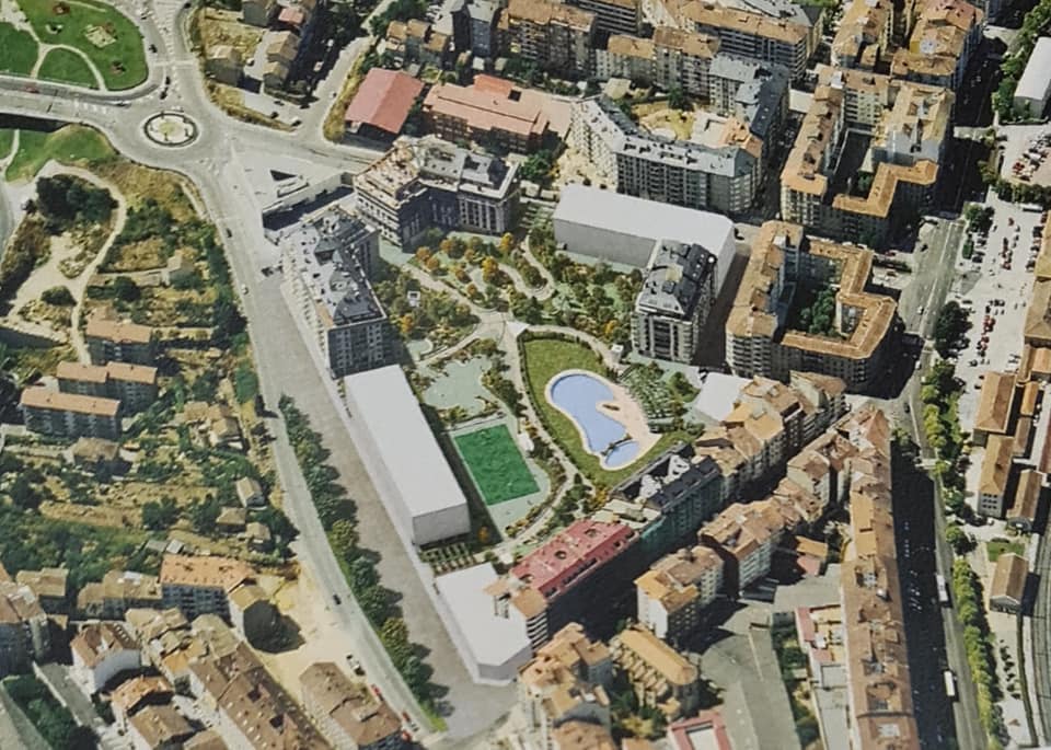 Parque Canedo desde el aire