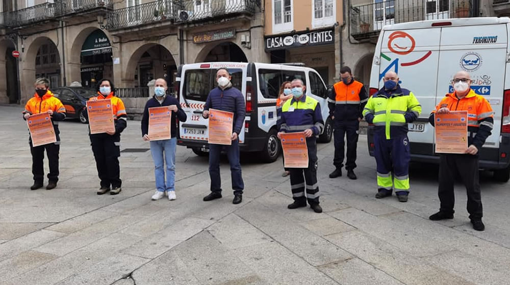 Recogida de alimentos de Protección Civil de Ourense