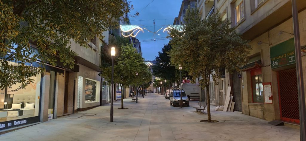 Calle Doctor Marañón iluminada