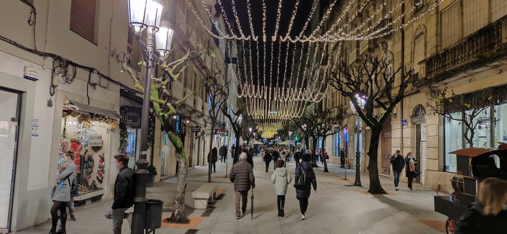 Calle del Paseo por Navidad