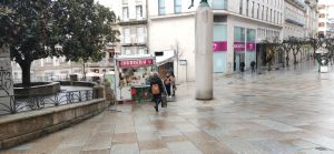 Churrería en el centro de Ourense entre Paseo y Jardines del Padre Feijóo