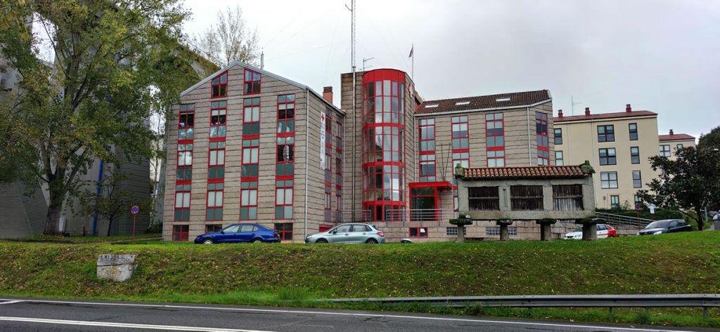 Edificio de la Cruz Roja de Ourense en As Lagunas