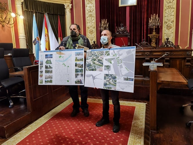 El Alcalde presenta la nueva Plaza de Concepción Arenal