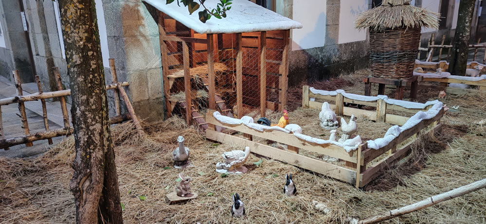 Granja con animales en Allariz
