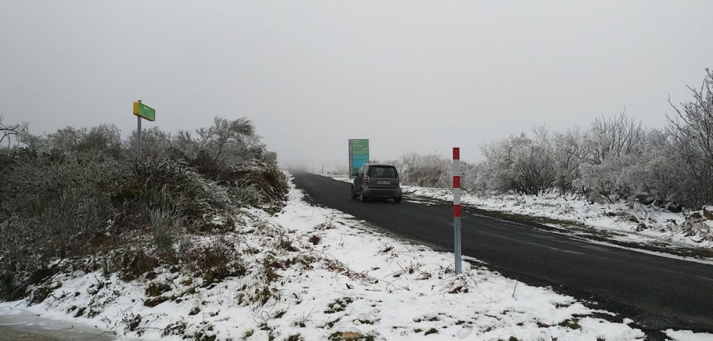 Nieve en Ourense