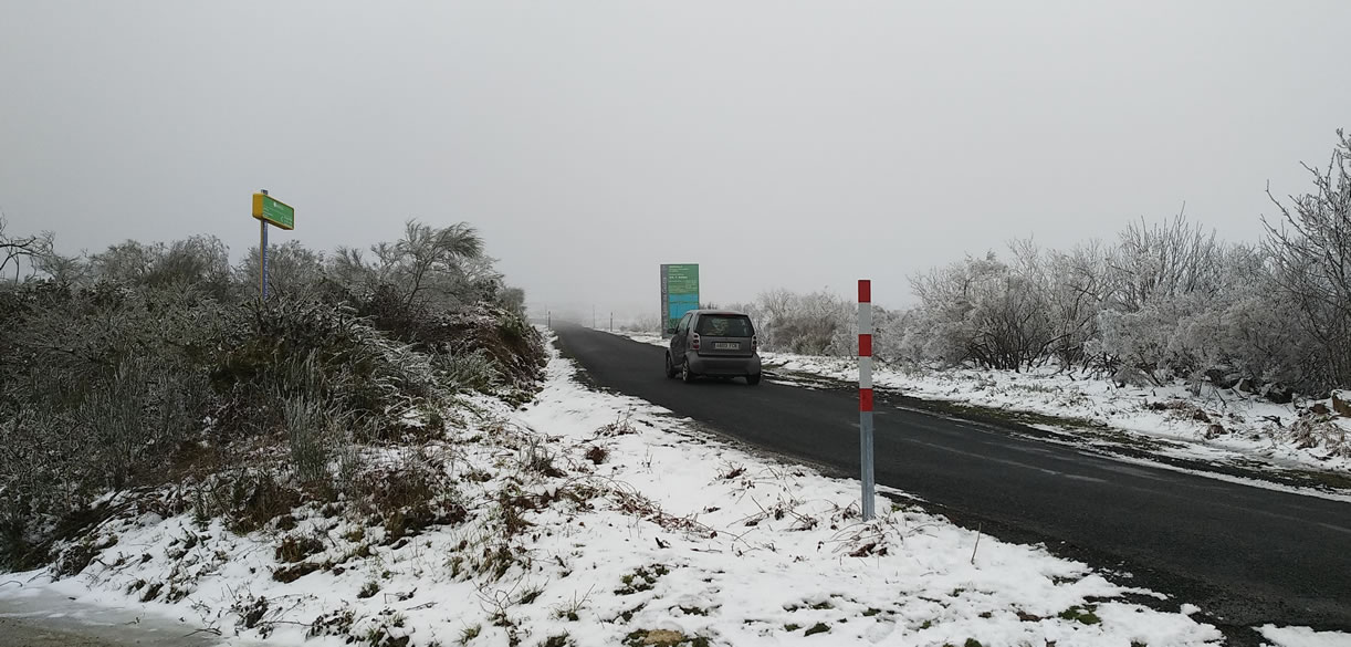 Nieve en Ourense