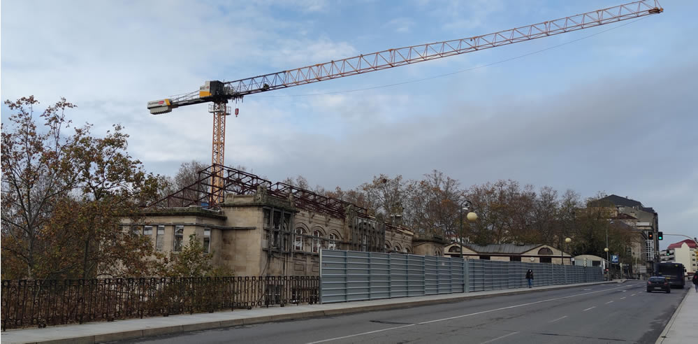 Obras en la Plaza de Abastos