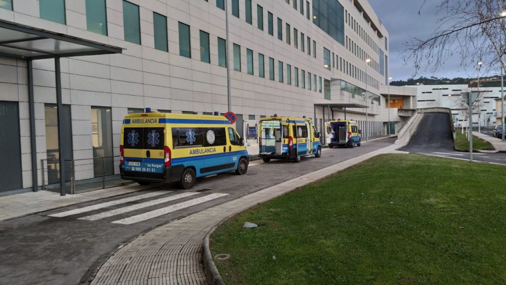 Ambulancias en el Chuo